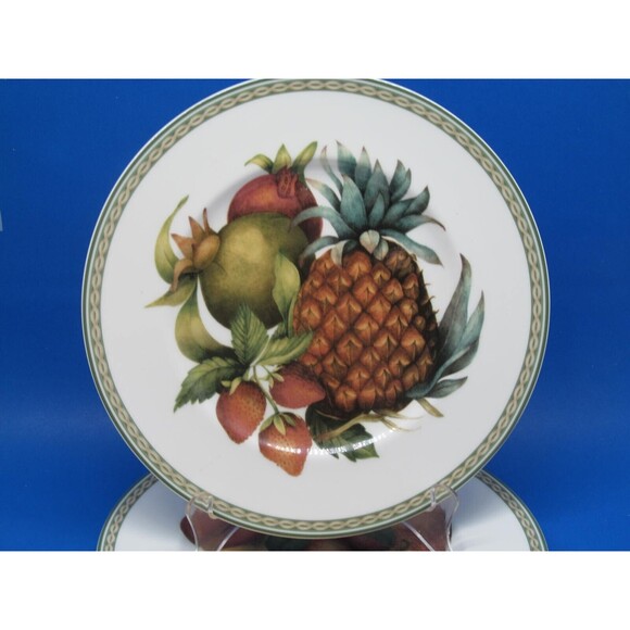 Fitz & Floyd Belle Classique Bone China  9-1/4" Salad Plates New set of 3 - Picture 9 of 16